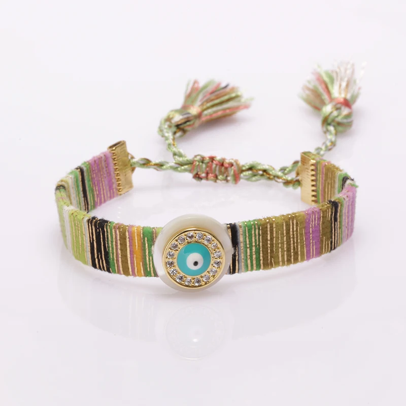 Ethnic Bohemia Blue Eyes Cz Gift Style 