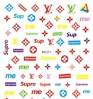 Nail Stickers WG371-408 New Cross-border E-commerce Strap Glue Nail Stickers For Export Nail Stickers