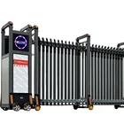 Collapsible Gates Gate Automatic Retractable Collapsible Gates Main Gate With Safety Sensor