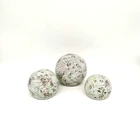 2021Ceremonial Party Supplies Set 3 Waterproof White Mosaic With Green Background Dia8.5/10.5/12.5CM Glassball Lamp
