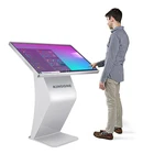 Floor Screen Floor Standing Advertising Screens Kiosk Floor Stand 32 Inch Indoor Advertising Information Touch Screen Kiosk