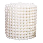 Pearl Home Decoration Golden Mango Hot Sale 12rows Semicircle Pearl Net Roll For Wedding Curtain Home Decoration