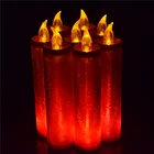 Light Candle Yellow Wholesale Cheap Long Last Light Sparkling Party Amber Glow Candle