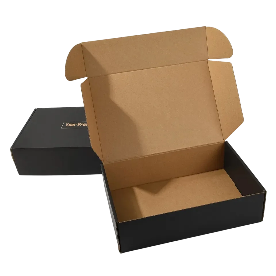 Free Design White Shiny Shipping Boxes Rectangle Packaging With