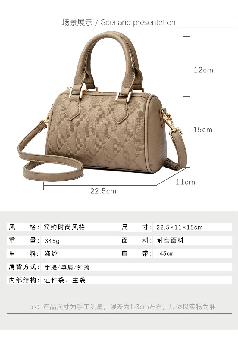 Custom Wholesale Hand Bags Shoulder Fashion Designer Luxury PU Leather Tote Bags Women Ladies Handbags