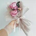 For Table Ready To Ship Waterproof Non Woven Paper For Flower Gift Wrapping Table Runner Decoration