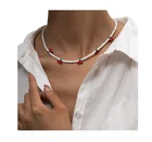 Anklet Fashion Simple White Beaded Necklace Women Ethnic Bracelet Rice Bead Anklet