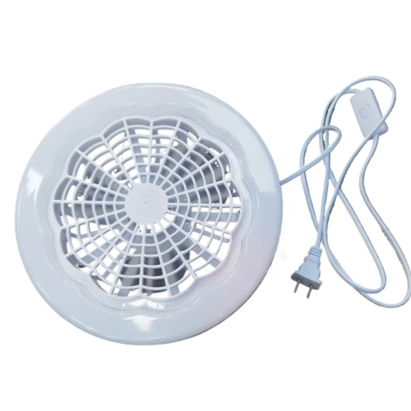 Fan light connector with switch Fan light 12W portable wide pressure