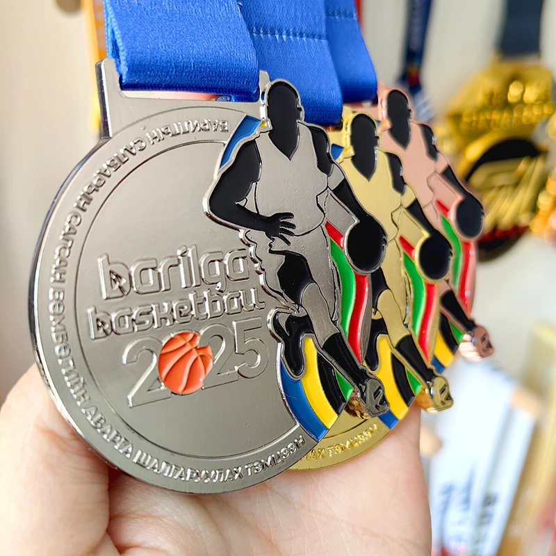 Custom 3D Antiqued Modern Traditional Style Metal Medals Manufacture's Personalized Football Basketball Sports Race Award Medals manufacture