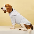 Light Clothes High Quality Brand Sports Pure Light Pink Hooded Pets Matching Clothes