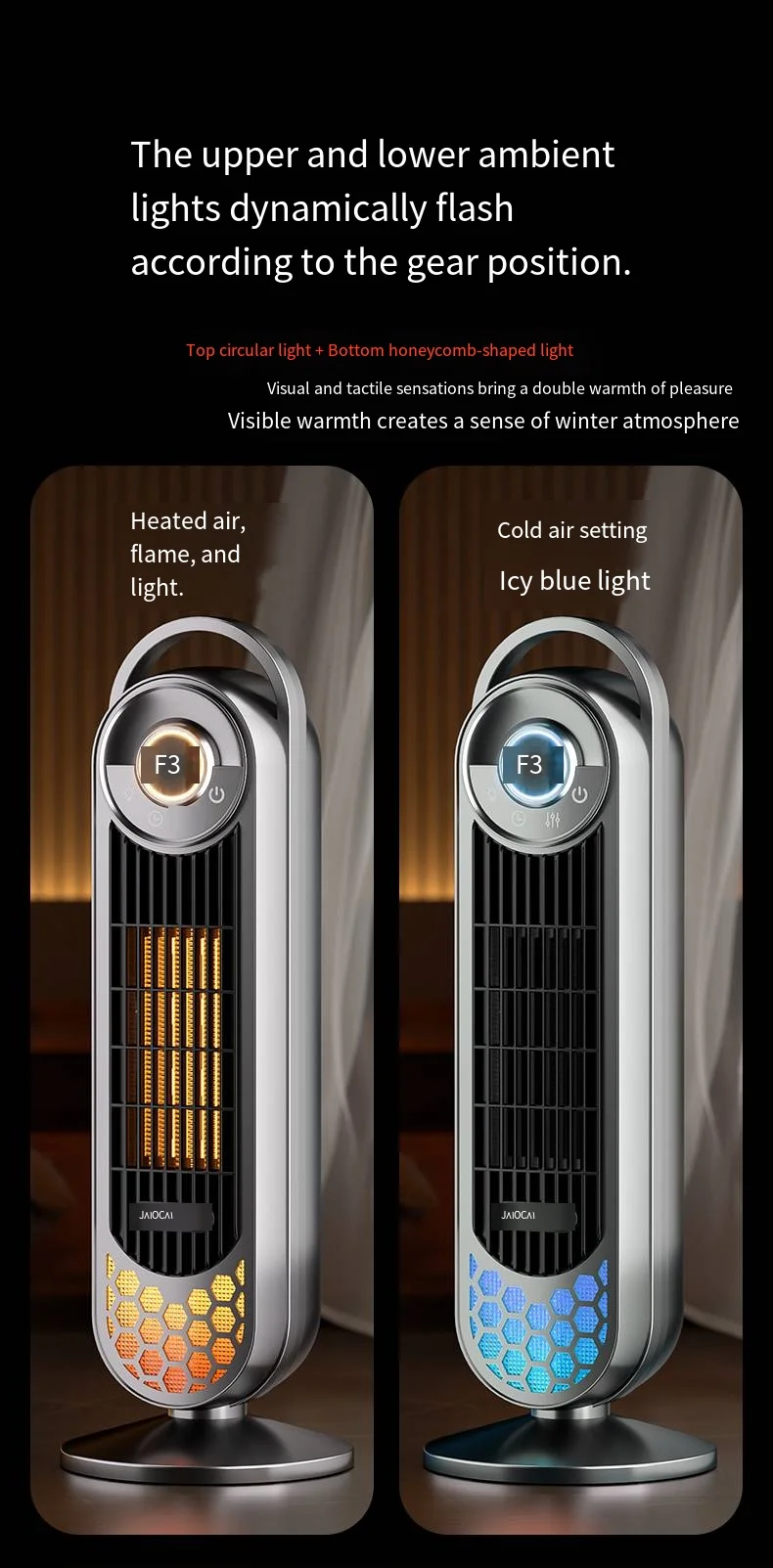 Electric Heater, 2000W, PTC, Portable - detail 12
