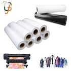 Heat Paper Paper Paper For Sublimation Tissue 50gsm White Sublimation Heat Transfer Paper Roll 200m For Textile