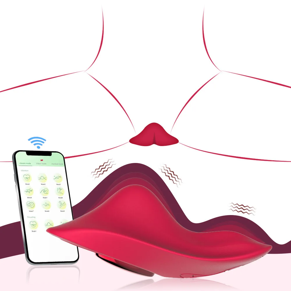 Mini-vibrateur à œufs sans fil contrôlé par l'application Jouets à porter longue distance pour couples