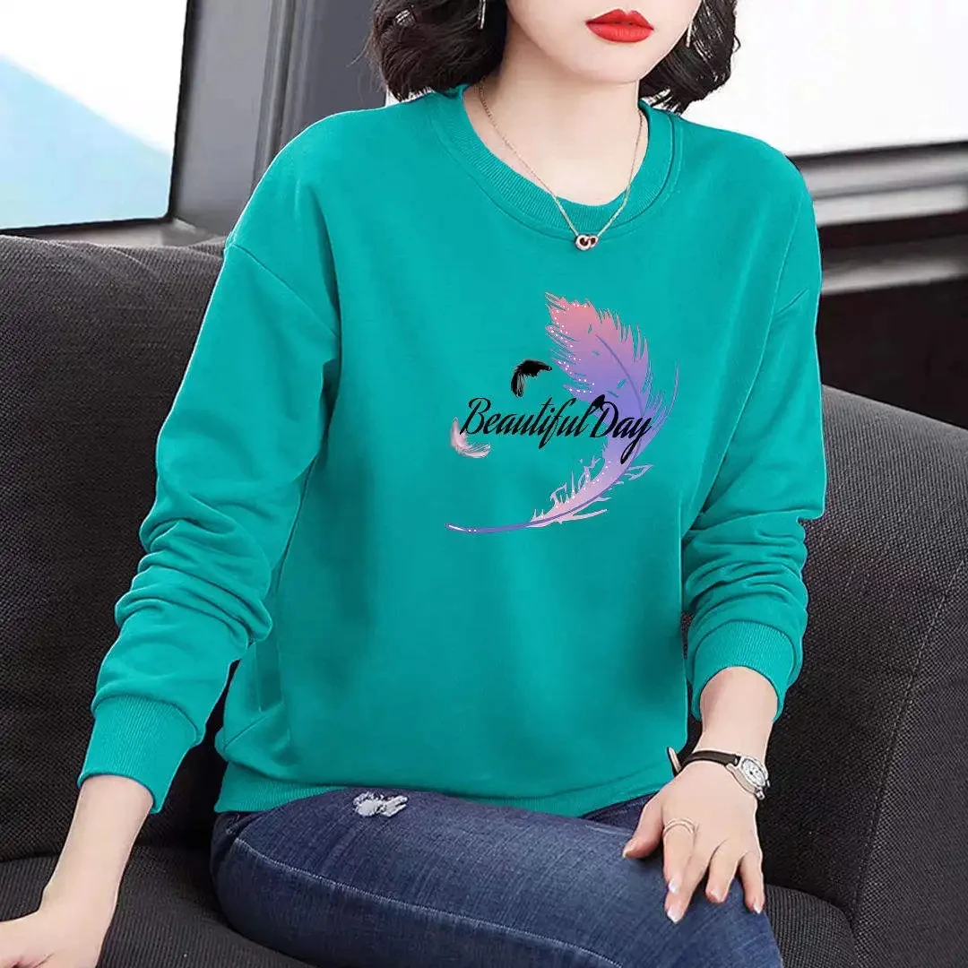 Women Casual Hoodie Long Sleeves Fashion Pullover Sweatshirts Loose Fit Tunic Winter Tops Comy Shirts