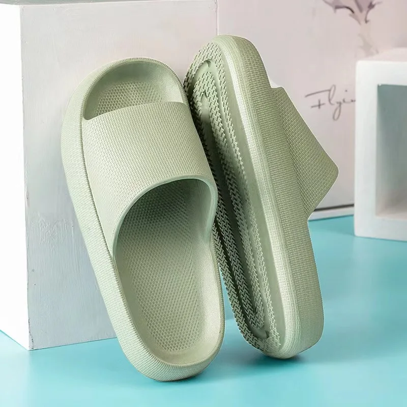 2022 hot sale EVA Slide non-slip Quick Drying Shower sides Bathroom sandals Pillow Slippers for women and men
