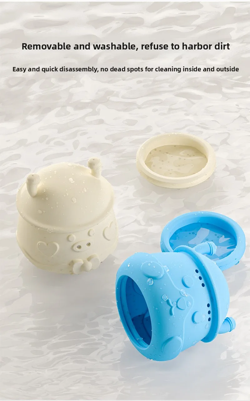 Small Silicone Toy Set, Suitable for Infant Education Bath Toys, Suitable for Manually Driven Bath Fun supplier