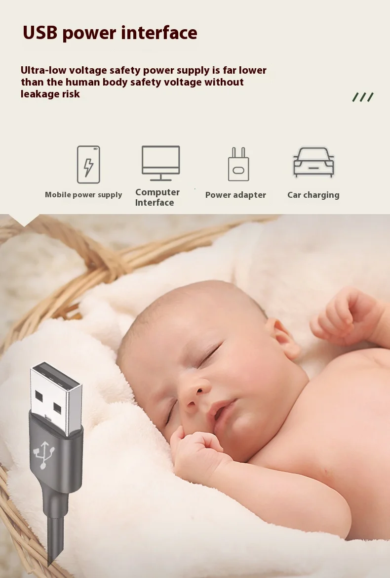 Electric Heated Blankets, USB, 5, Polyester - detail 30