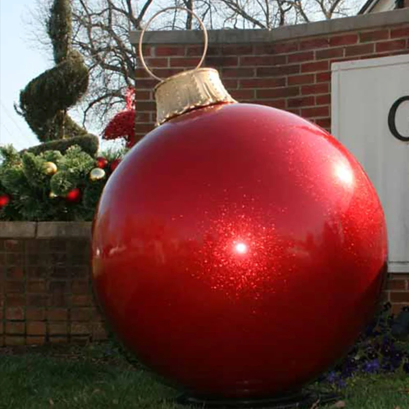 Outdoor Commercial Residential 100cm Fiberglass Giant Christmas Balls — free download