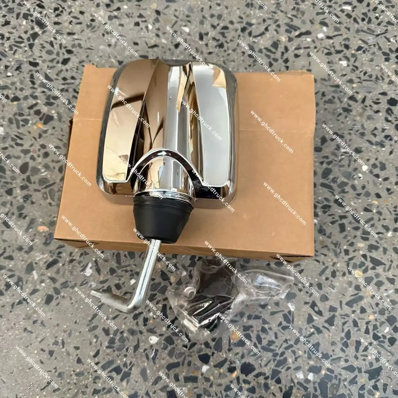product ghcd chrome plated universal chromed mirror truck body parts compatible with hino nissan mitsubishi isuzu for toyota vehicles-2