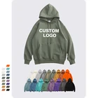 Hoodies Wholesale OEM Streetweaar Blank Men's Hoodies Whiter Fleece Pullover Plain Hoodies Unisex