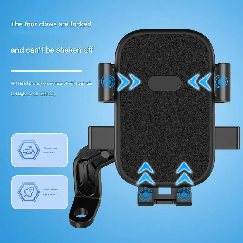 2025 Hot Motorcycle Mobile Phone Holder Sunshade Umbrella Phone Holder Waterproof Helmet Phone Holder