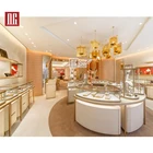 Hair Shop Glass Display Counter Luxury Design Beauty Wig Hair Extension Shop Furniture Jewelry Store Display Case