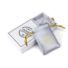 Necklace Leather Custom Necklace Packaging Box With Leather Pu Bag Custom Logo