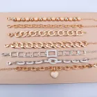 Jewelry Gold Men's 2021 Hot Sales Fashion Jewelry Gold Plated Chain With Crystal Link Chain Men's Bracelet