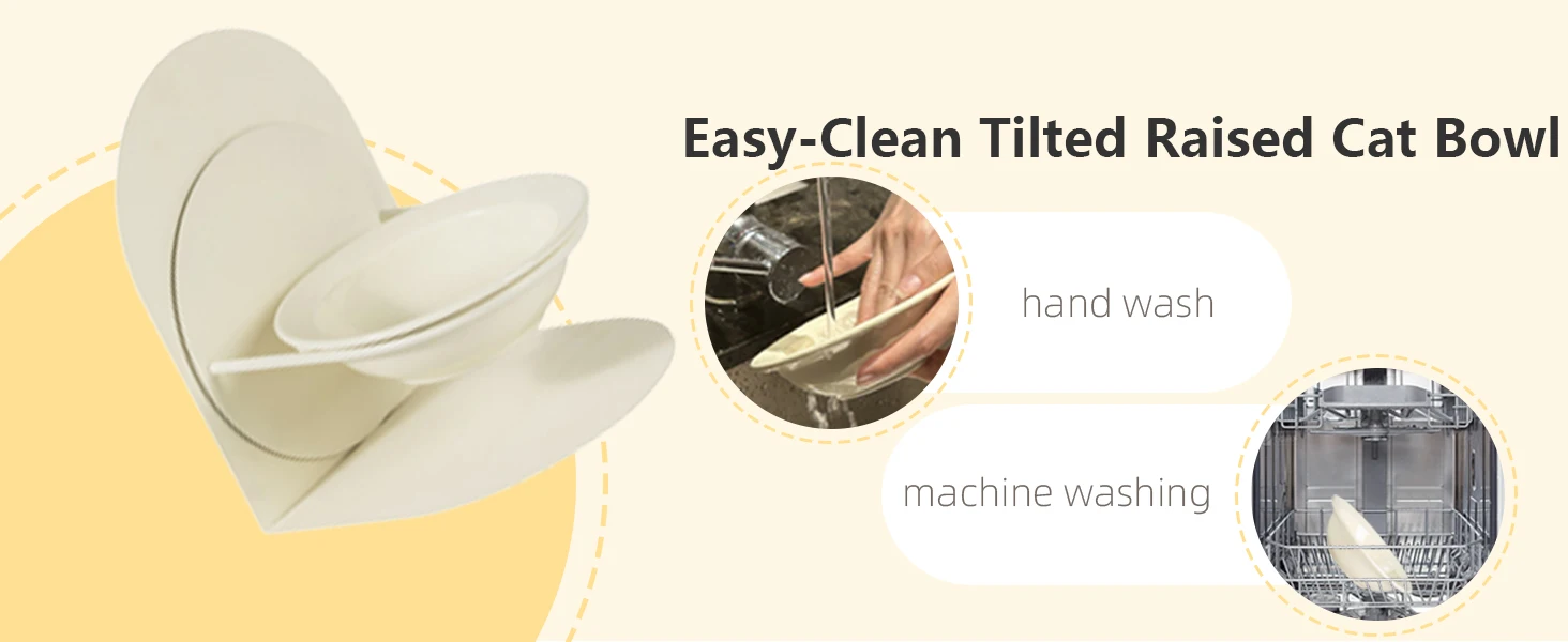 height & angle adjustablecat food bowl comedero para gatos ajustable en altura y ángulo