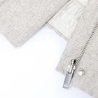 Vest For New Woman Wear Outside Wearing Wool Blended Warm Grey Vest For Lady