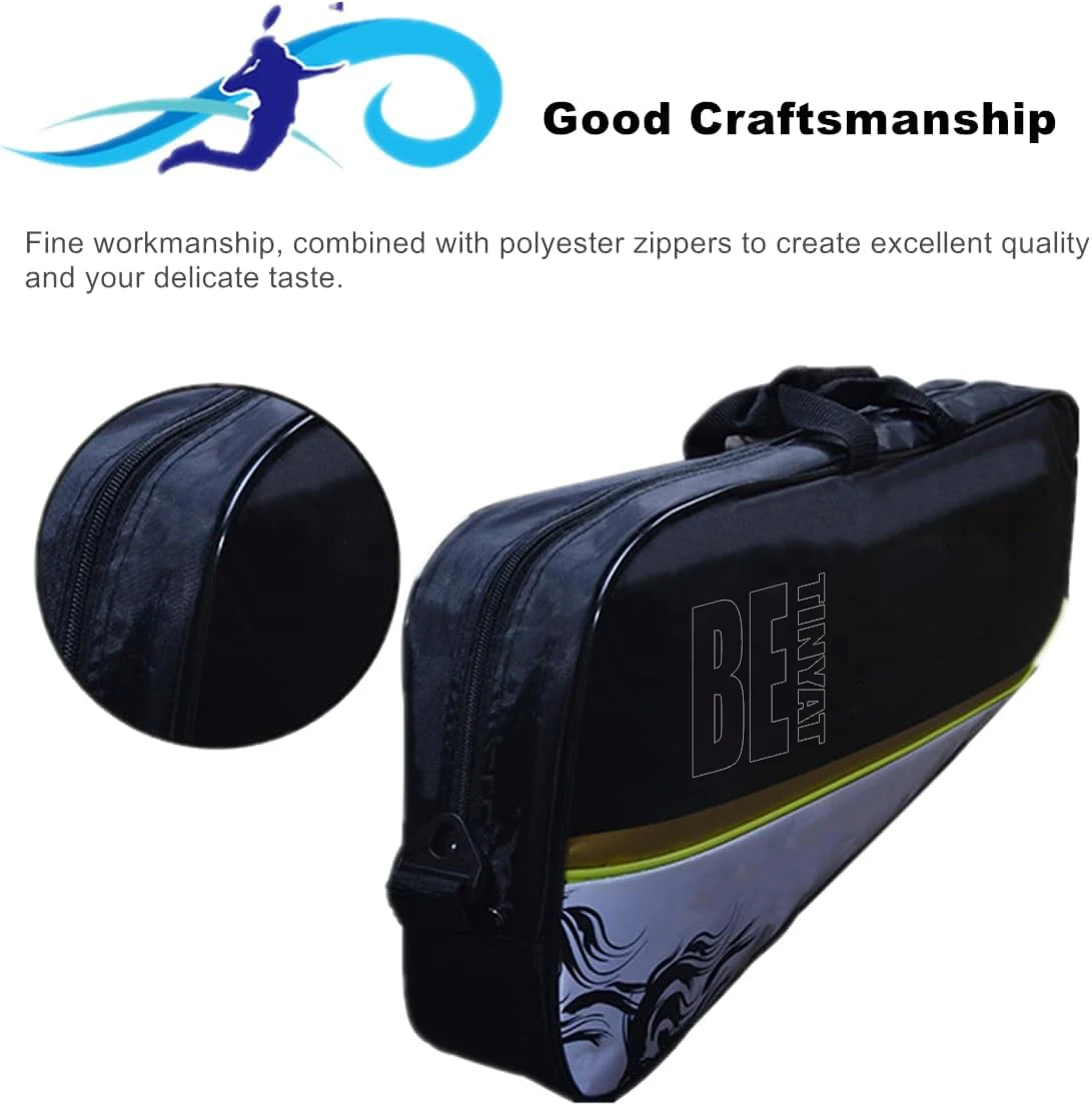 product unisex student sports backpack waterproof pu material badminton tennis racket bag-9