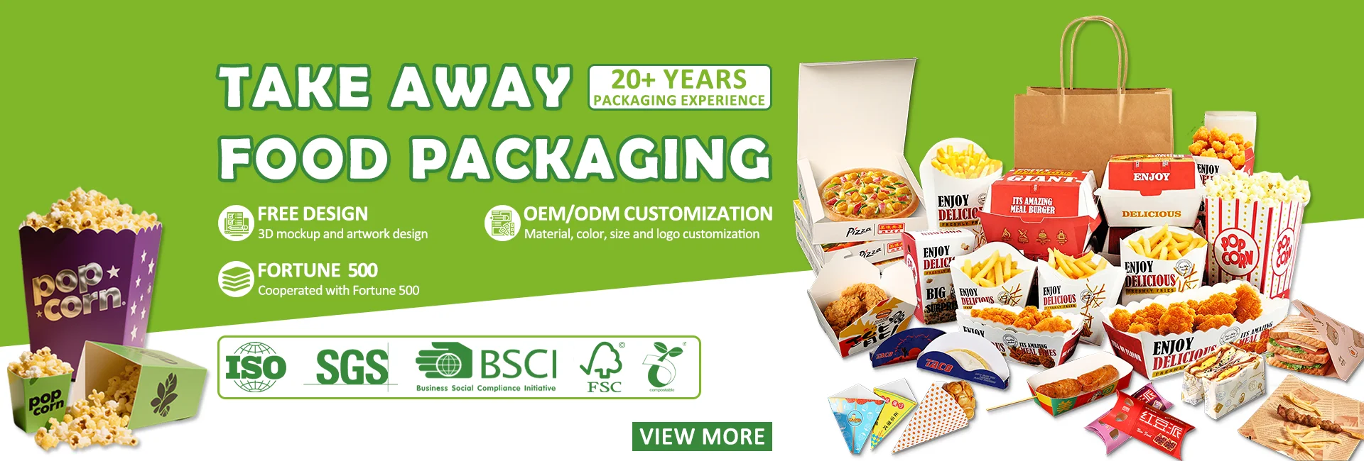 Vlastní logo Krabička na smažená kuřecí křidélka Rychlé občerstvení s sebou Jídlo na hamburger Hranolky na hamburgery Balicí krabice na smažené kuře pro váš vlastní produkt