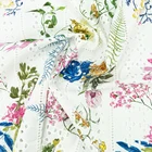 Cotton Resort Style Fancy Printing Embroidery Cotton Eyelet