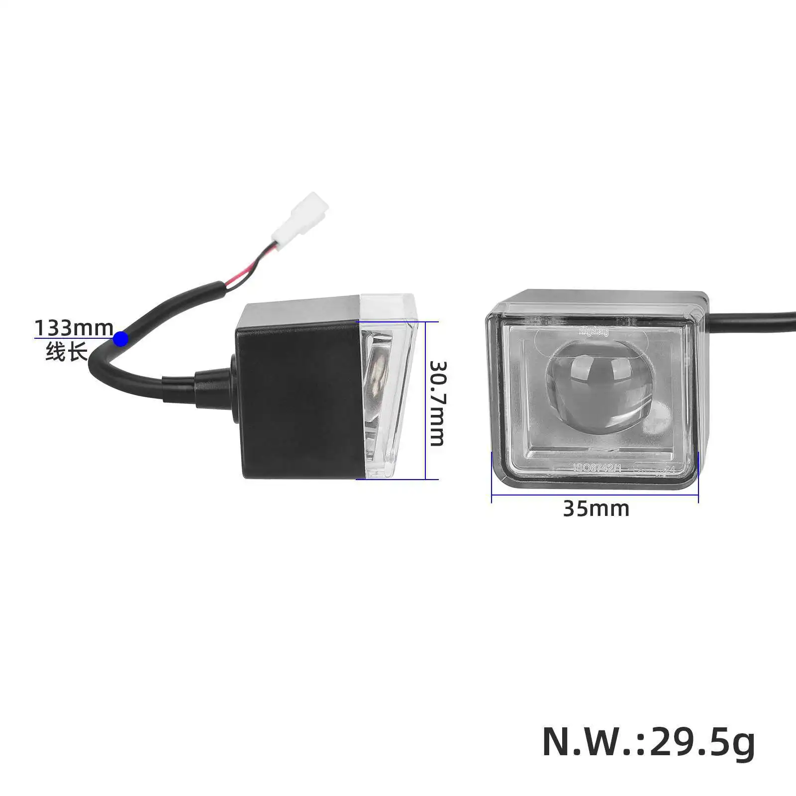 original MI4 lite 2gen headlight lighting device night warning light For Xiaomi 4Lite (2Gen) second generation scooter parts