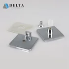 Glass Clamp For Glass Factory Made Brass Glass Clamp Clip 0 Degree Glass To Wall Bathroom Hardware