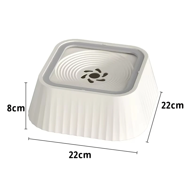 New Dog Water Bowl Non-wet Mouth Cat Neck Guard Dog Buoyancy Birdbath Pet Floating Drinker Pet Products manufacture
