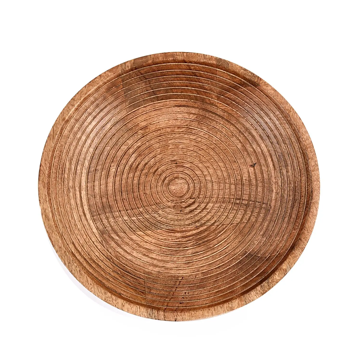 product custom acacia wooden bowl handcrafted pedestal fruit bowl decorative serving bowl for kitchen counter salad bowl-5