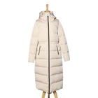 Coat Winter Long Quilted Clothes Women's Down Jacket Hooded Winter Puffer Coat Woman
