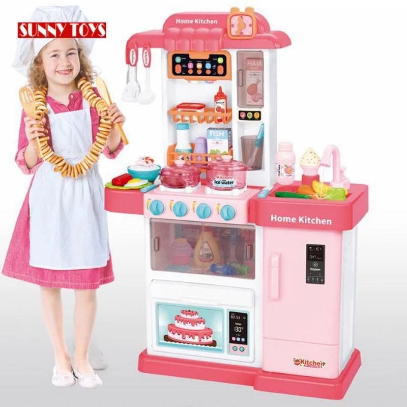 Details about   Kitchen Pretend Play Toy Miniature Wooden Little Chef Toy Gifts for Girls 