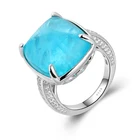 Ruby Rings Ring Wedding Engagement Sterling Silver Stone Ruby Rings Gemstone Paraiba Ring