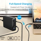 Charger Charger Multi 4 Ports 100W USB-C PD QC3.0 Smart Charger Multi Ports Mobile Phone Laptop Desktop Fast Charger