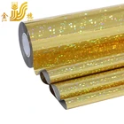 Foil Paper Paper Foil JINSUI 12 Microns Silver Gold Hologram Hot Stamping Foil Paper