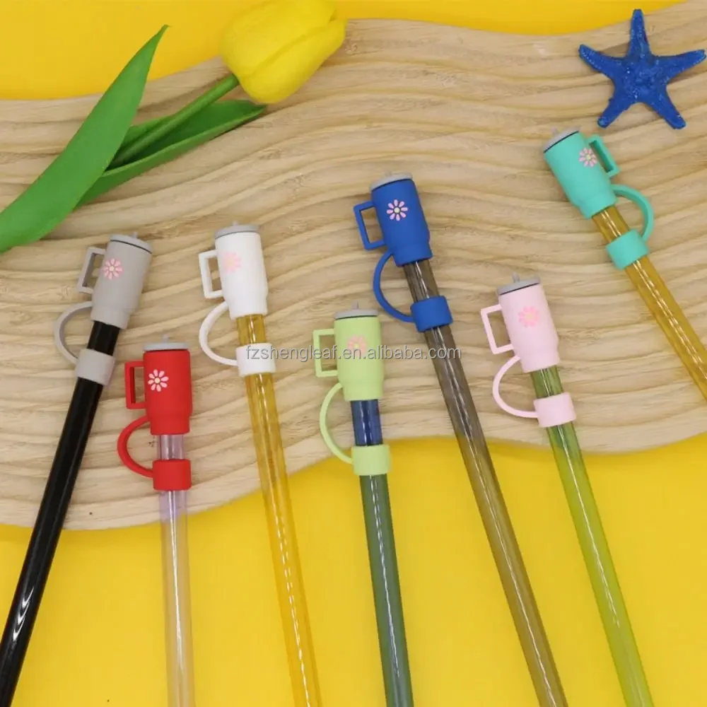 product custom eco friendly reusable silicone straws bar accessories with bow design-7