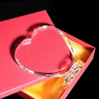 Crystal Heart Crystal Trophy Design MH-J002 2019 New Design Crystal Trophy In The Shape Of A Heart