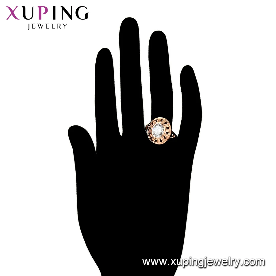 65018 xuping jewelry Wholesale Multi Stock Classic Elegant Design Diamond Ring Earrings Jewelry Set