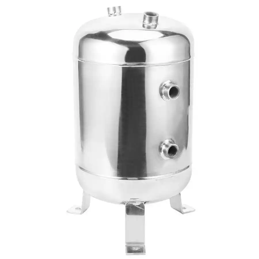 SUS 304 stainless steel air tank pressure vessel buffer air compressor အစိတ်အပိုင်းများ အသေးစား လေ tank သိုလှောင်မှု စက်ရုံ