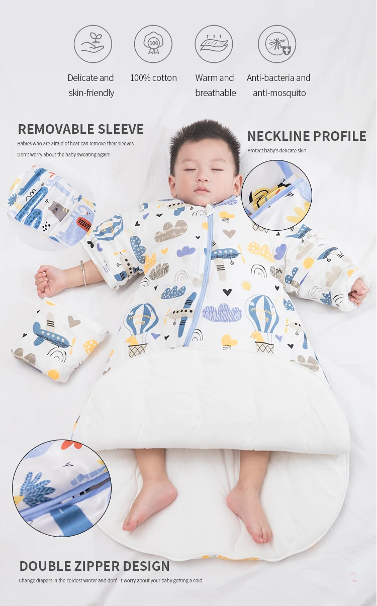 Customized New Born Girl Sleeping Bag Competitive Price Baby Sleep Sack