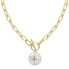 Shell Necklace Chain Necklace Manufacturers 2021 New Fashion Jewelry Shell Chain Gold Plating Necklace