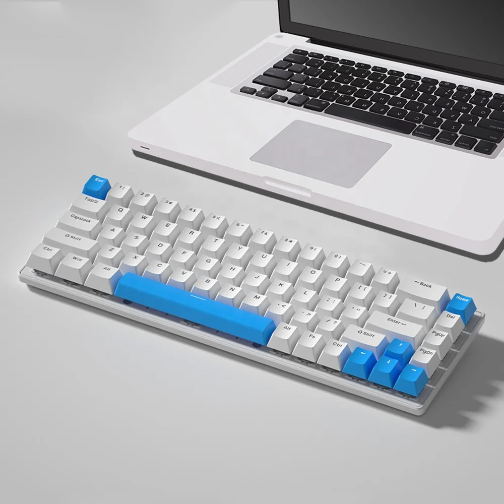 Professional 68 Key Led Backlit Mechanical Gaming Keyboard Usb Wired 60% Mechanical Keyboard