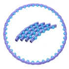 Hoops Hoop Fitness Hoop Fitness Hula Hoops Girl Waist Massage Hoop Ring WH002 Magnet Hula Hoops For Weight Loss
